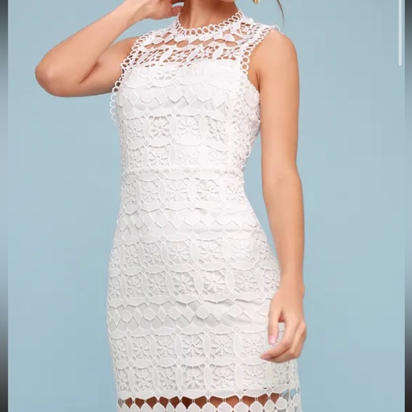 White crochet dress - Picture 1 of 8